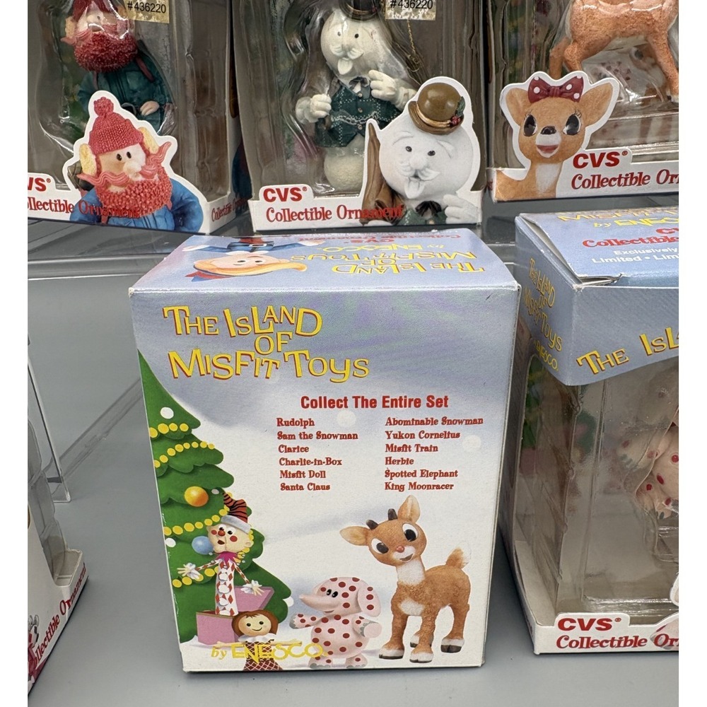 Rudolph Island Of‎ Misfit Toys CVS Ornaments Lot of 6 Christmas Collectibles LE - Picture 6 of 8